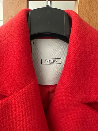 Cappottino rosso doppiopetto