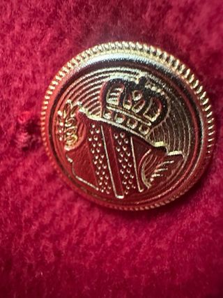 Cappottino rosso doppiopetto