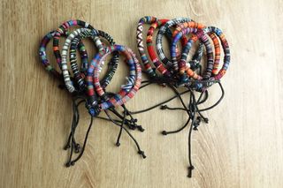 Lote 36 pulseras trenzadas surf bohemias nuevas