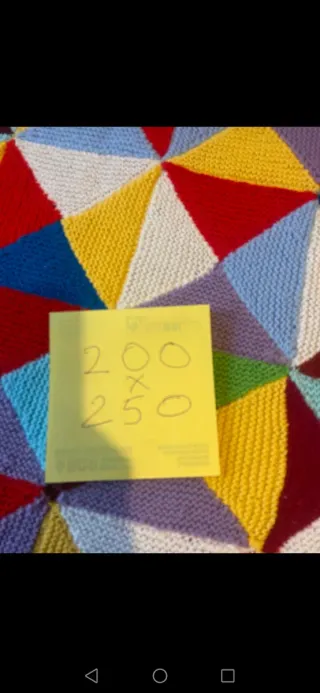 Coperta lana singola patchwork