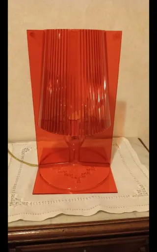 Lampada Kartell Take Arancione Trasparente