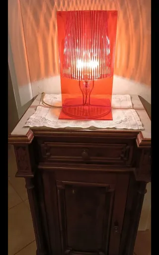 Lampada Kartell Take Arancione Trasparente