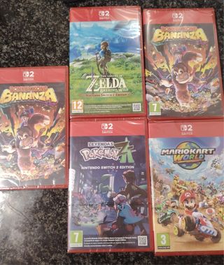 Pack Juegos Nintendo Switch: Zelda, Donkey Kong