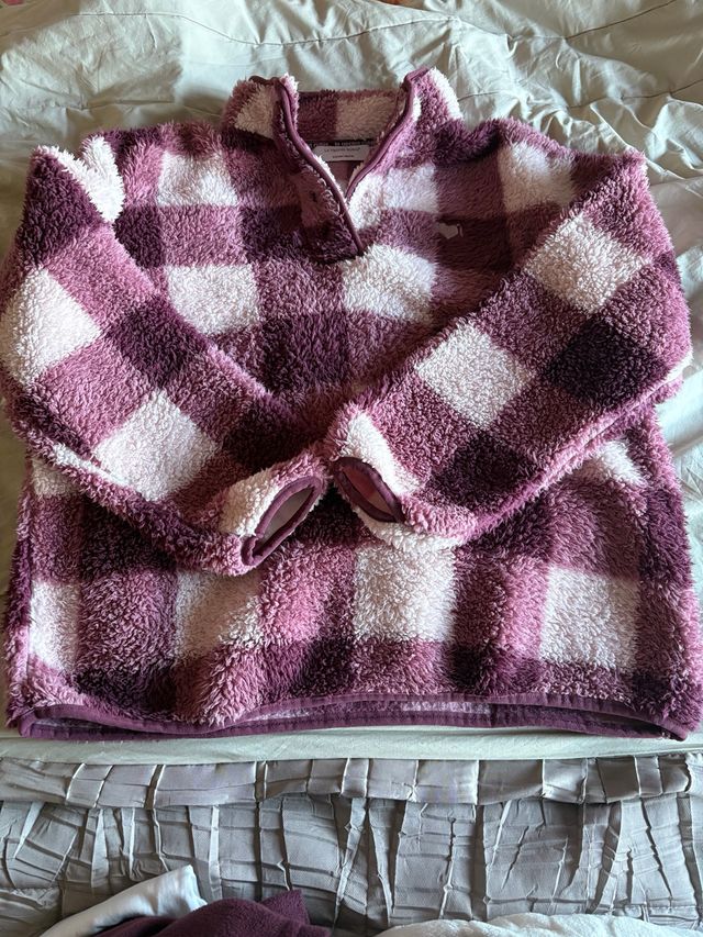 Pigiama La Vecina Rubia a quadri rosa/viola