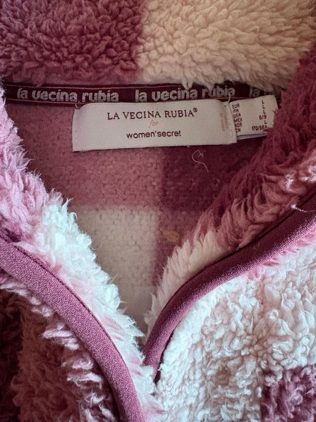 Pigiama La Vecina Rubia a quadri rosa/viola