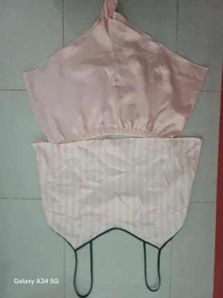 Completo donna M/L rosa e bianco