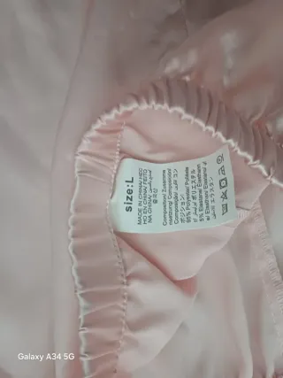 Completo donna M/L rosa e bianco