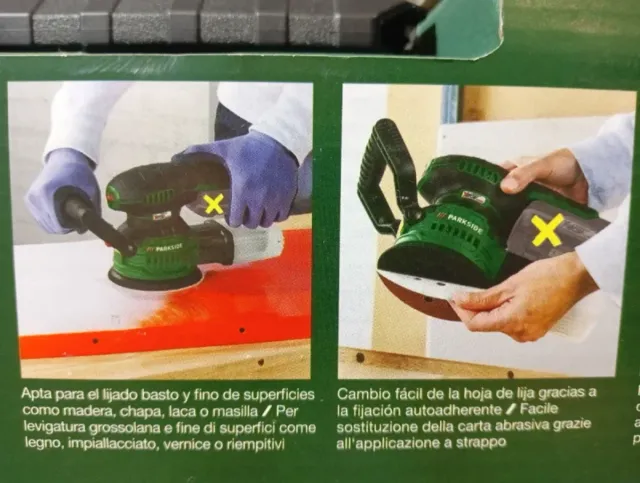 Lijadora Orbital PARKSIDE Batería de la serie 20V Xvteam