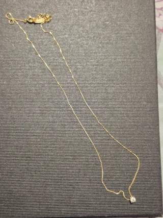 Punto luce argento 925 dorato cm44