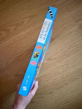 Atlas puzzle de los animales: 6 puzzles de 24 p...