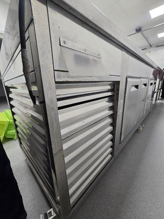 Mostrador expositor acero inoxidable