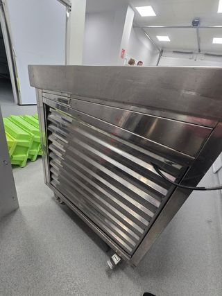 Mostrador expositor acero inoxidable