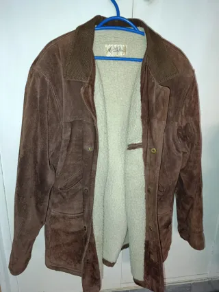 Chaquetón Vintage Estilo Americano Marrón