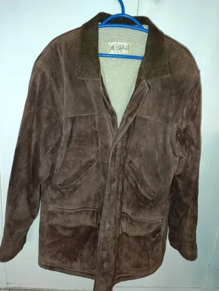 Chaquetón Vintage Estilo Americano Marrón