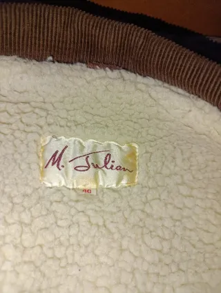 Chaquetón Vintage Estilo Americano Marrón