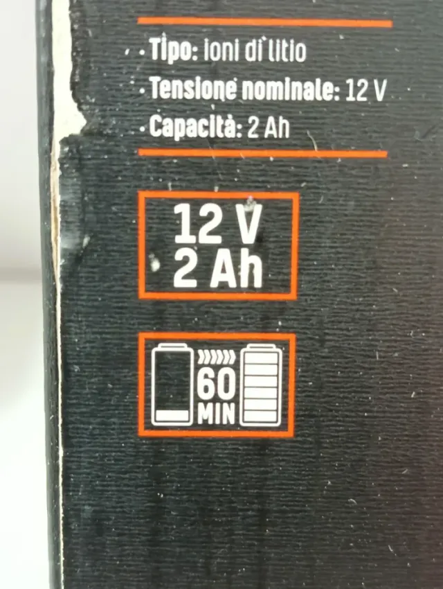 2 Batterie Parkside 12V 2Ah