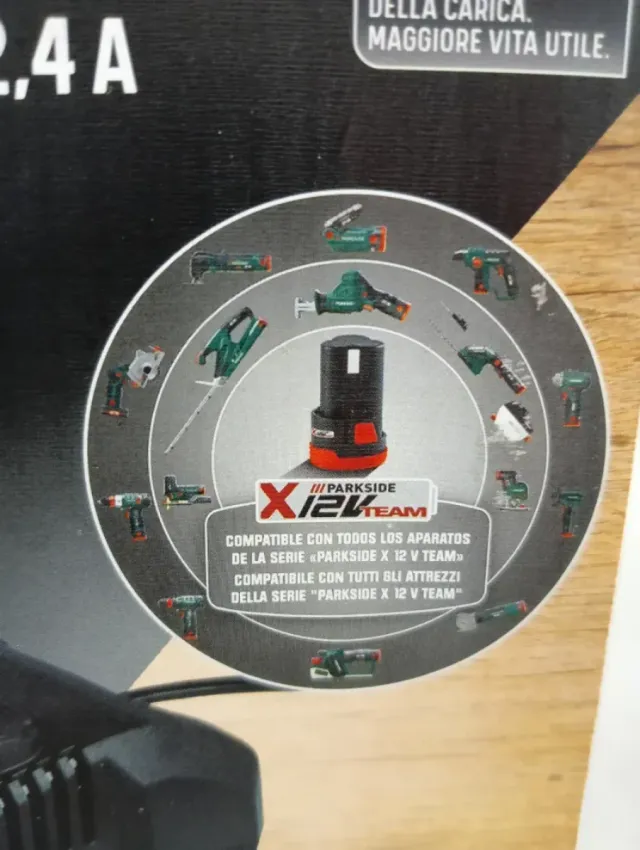 2 Batterie Parkside 12V 2Ah