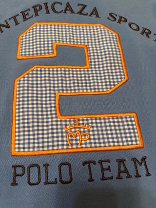 Polo Monte Picaza Caballero Azul/Marrón