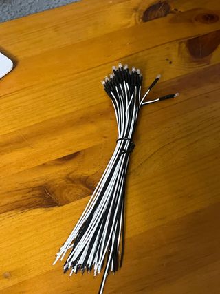 (39 PIEZAS) LED con positivo y negativo