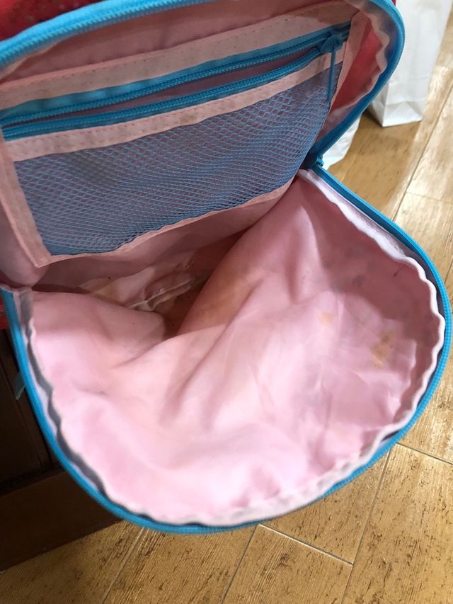 Zaino scolastico con stampa floreale