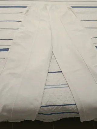2 Pantalones Algodón Blanco + Regalo