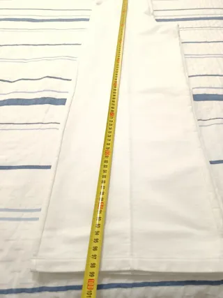 2 Pantalones Algodón Blanco + Regalo