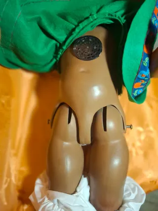 Bambola mora anni 50 h.67cm