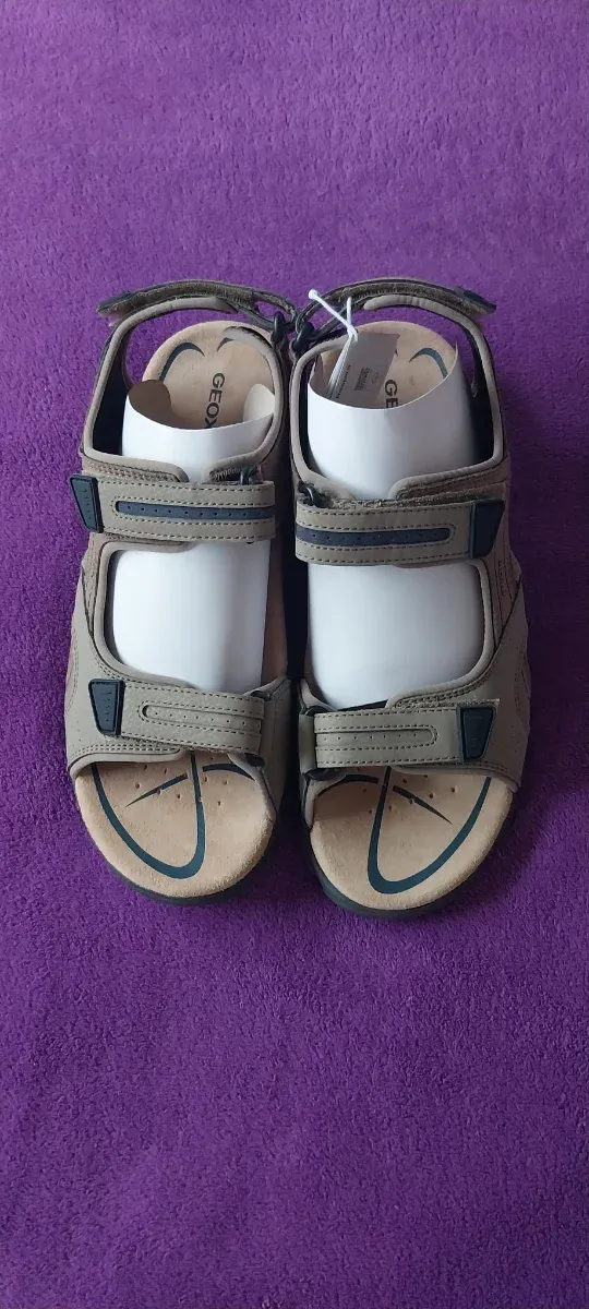 Sandalias Geox Marrones y Grises