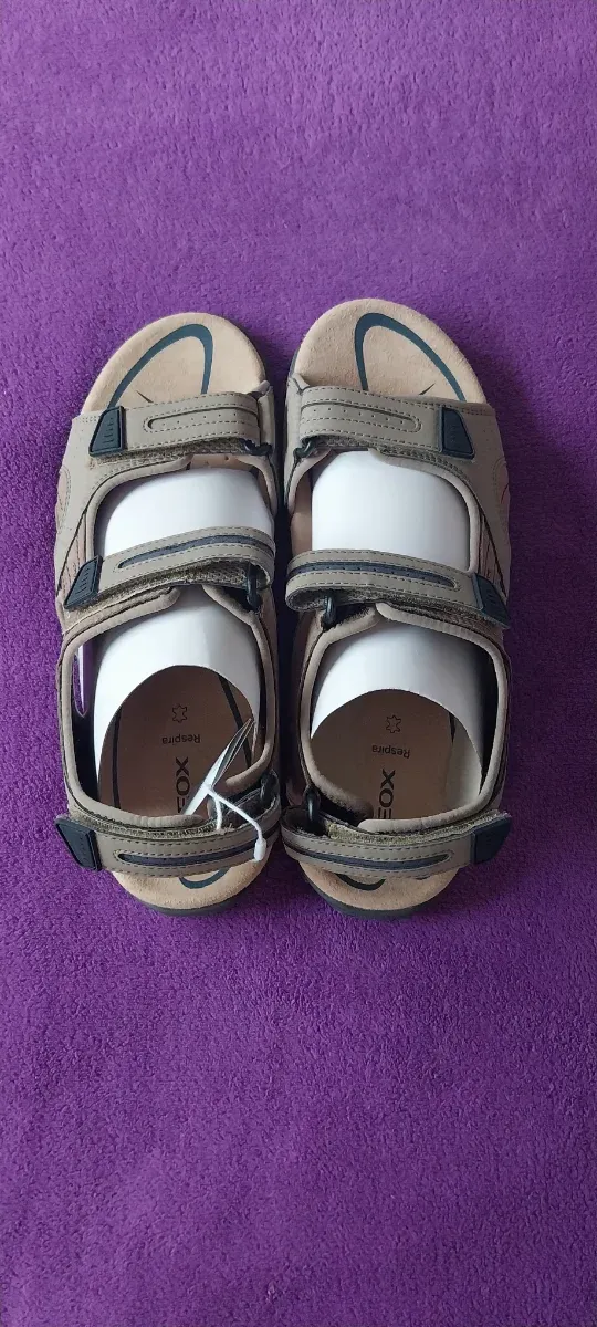 Sandalias Geox Marrones y Grises