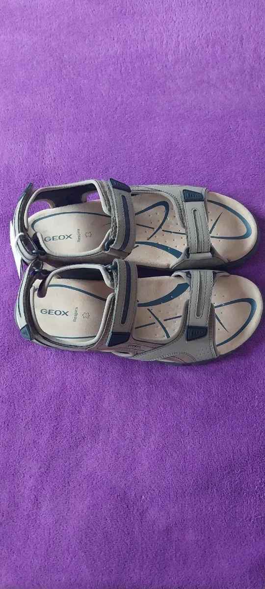 Sandalias Geox Marrones y Grises