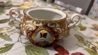 Vasetto porcellana cinese decorato