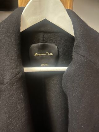 Chaleco Massimo Dutti Negro