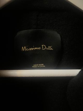 Chaleco Massimo Dutti Negro