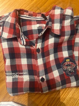 Conjunto di abbigliamento taglia 5-6: Camicie e pantaloni