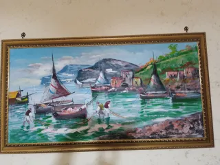 Quadro grande sala paesaggio marino