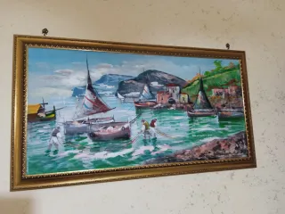 Quadro grande sala paesaggio marino