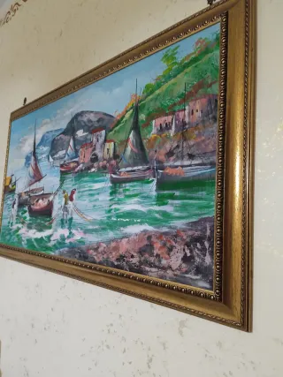 Quadro grande sala paesaggio marino