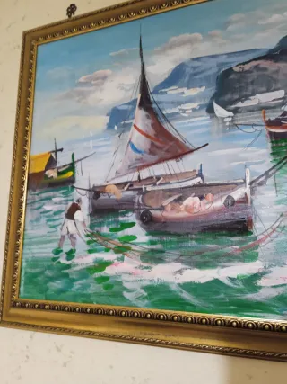Quadro grande sala paesaggio marino