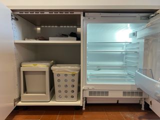 Bloque de cocina IKEA + frigorífico integrado