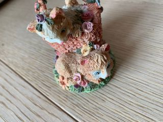 Soprammobile 2 gattini in cestino