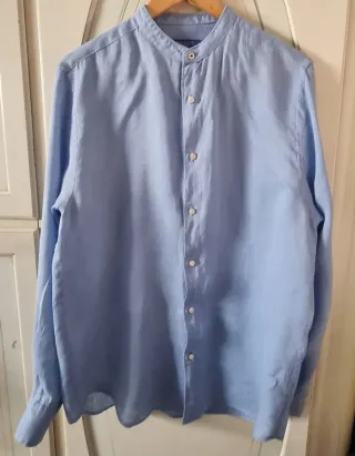 Camicia uomo blu
