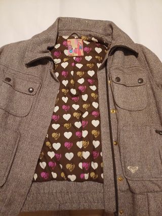 Chaqueta de tweed con detalles brillantes