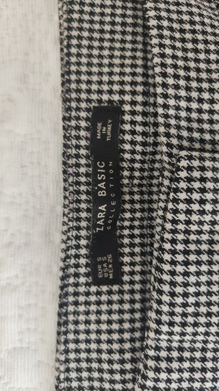 Pantalones Zara pata de gallo