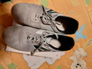 Zapatillas Fútbol Sala Talla 45 Beige/Gris