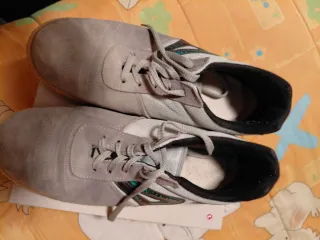 Zapatillas Fútbol Sala Talla 45 Beige/Gris