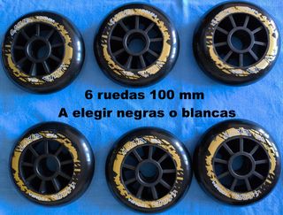6 Ruedas Patines en Línea 100 mm 85A