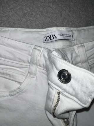 Pantalones ZARA blancos Talla 38