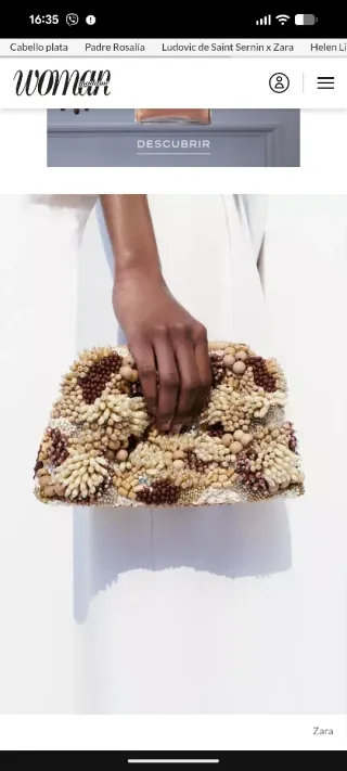 Bolso de mano Zara multicolor