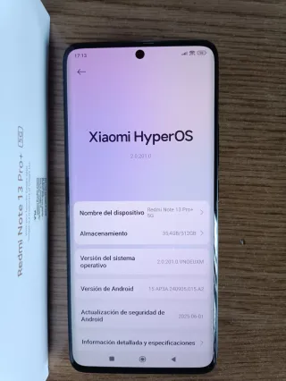 Xiaomi Redmi Note 13 Pro+ 5G, 12 GB+512 GB nuovo