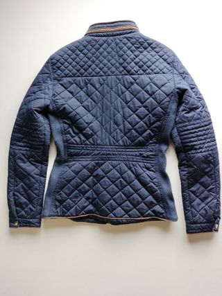 Casaco acolchoado azul